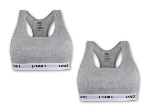 Damen Bustier/​Spaghettitop, 2 Stück