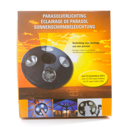 Éclairage pour parasol