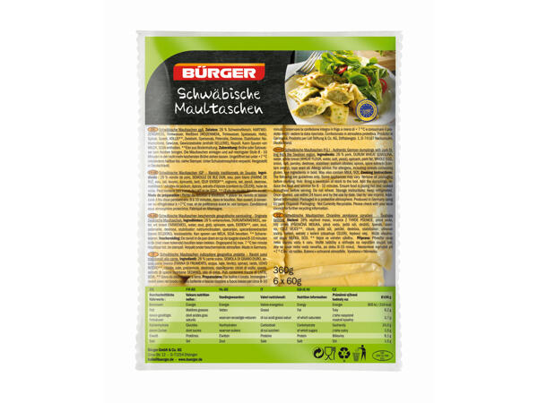 Schwäbische Maultaschen PGI