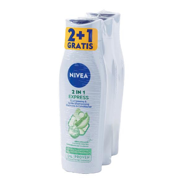 NIVEA(R) 				Shampoing, 3 pcs