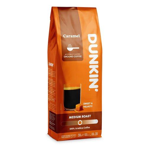 Café moulu, caramel