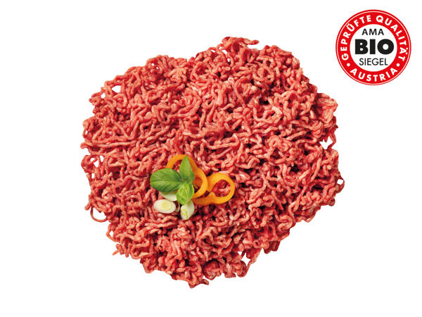 Frisches Bio-Faschiertes vom Rind