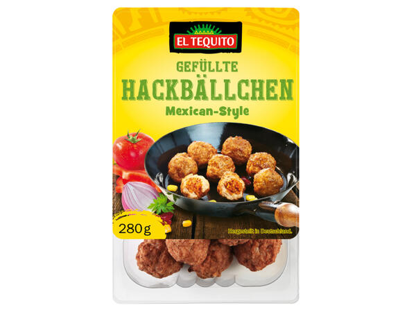 Gefüllte Fleischbällchen Mexican Style