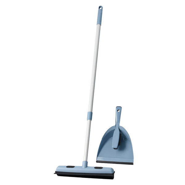 Easy Home Blue Rubber Broom