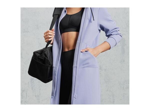 Crivit Ladies' Zip-Up Longline Hoodie - Lilac