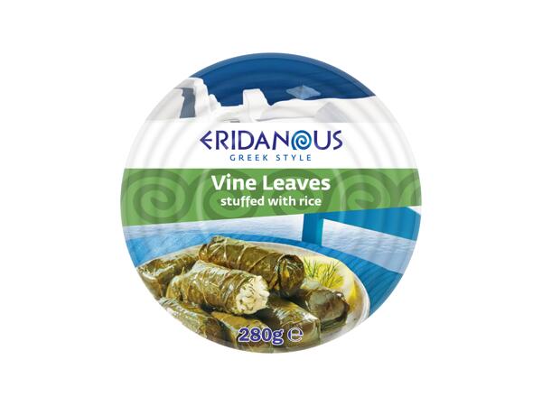 Vine leaves stuffed with rice
