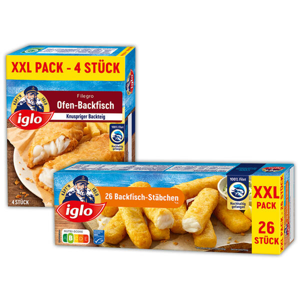 Backfisch-Stäbchen / Filegro XXL