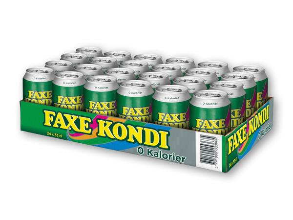 Pepsi, Pepsi Max, Faxe kondi eller Faxe kondi Free