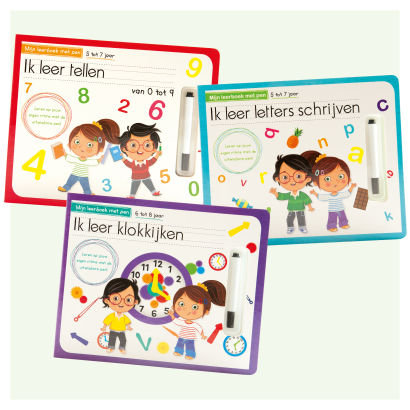 Leerboek met pen