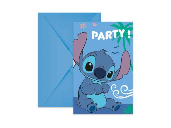 Invitations Stitch, 6 pièces