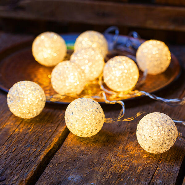 Lichterkette mit Ornamenten ca. 200 cm