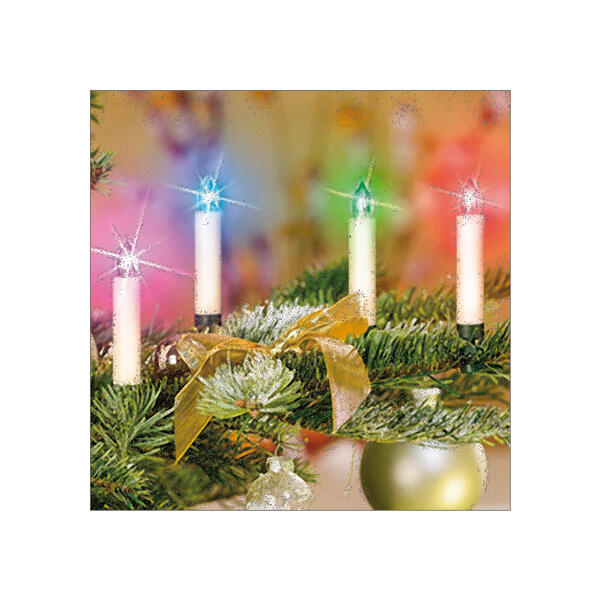 15 kabellose LED-Weihnachtskerzen