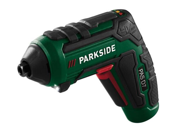 Parkside 4V Cordless Screwdriver With Exchangeable Attachments