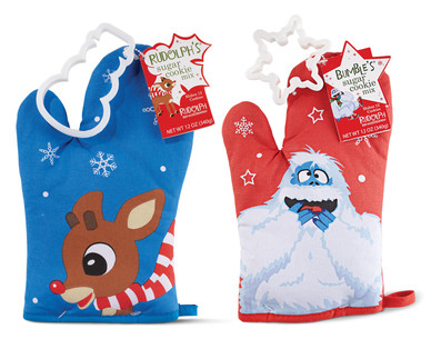 Rudolph Oven Mitt With Sugar Cookie Mix