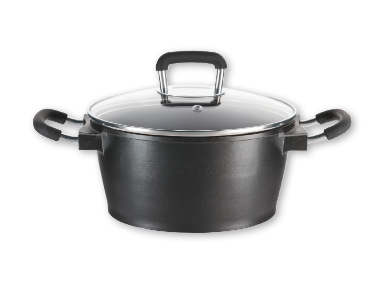 Ernesto Cast Aluminium Saucepan with Glass Lid