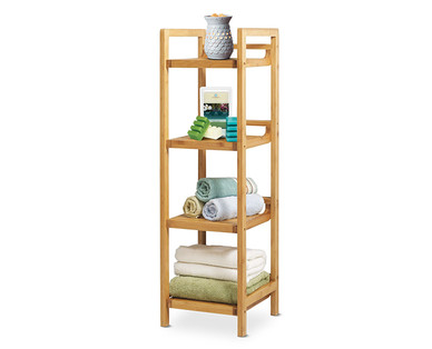 Easy Home Bamboo 4-Tier Tower