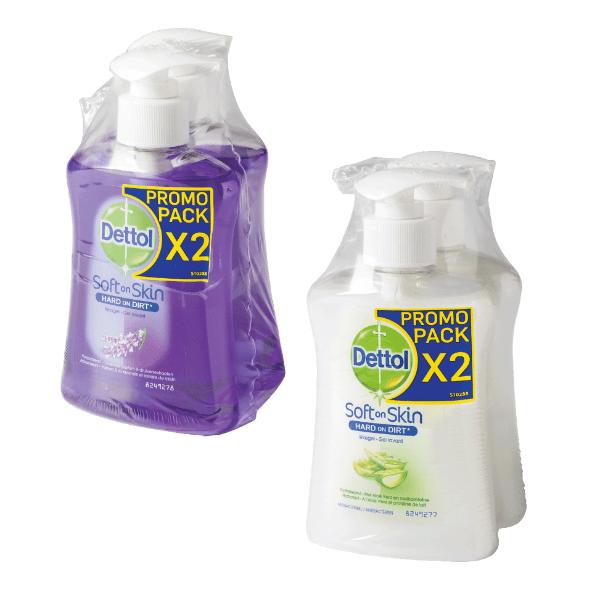Handzeep Dettol, 2 st.