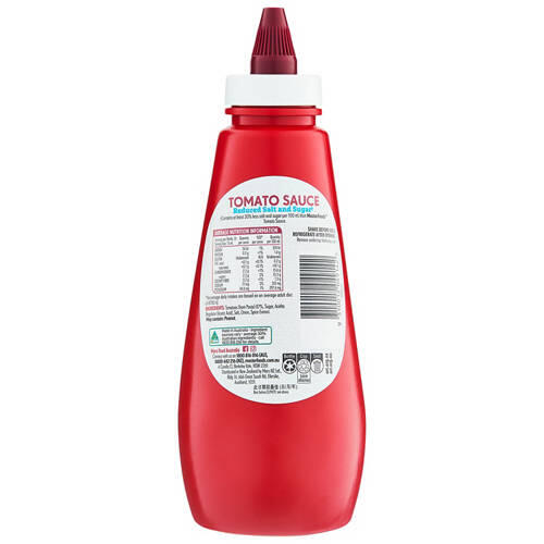 Sugar & Salt Reduced Tomato Sauce 475ml