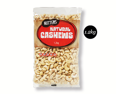 NATURAL CASHEWS 1.2KG