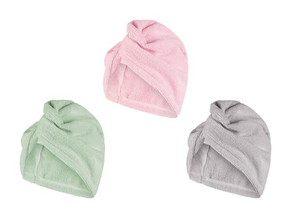 Turban pour les cheveux avec bouton
