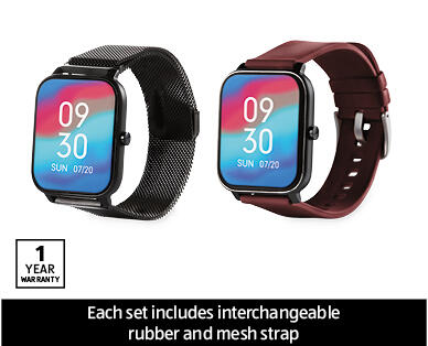 Smartwatch with Interchangeable Straps