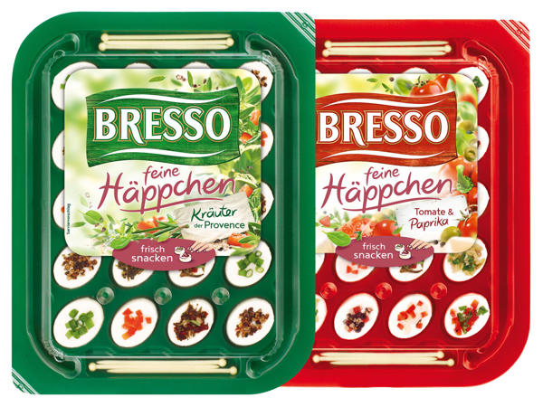 BRESSO Frischkäse-Häppchen