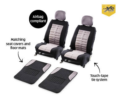 Front Seat Covers with Floor Mats