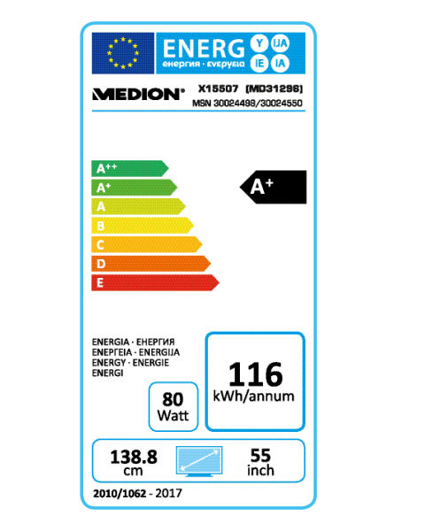 Medion 55" Ultra HD 4K Smart TV