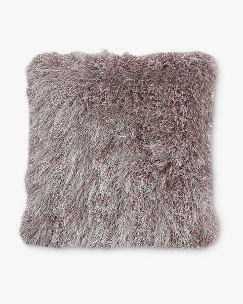 Shaggy Sparkle Cushion Lilac