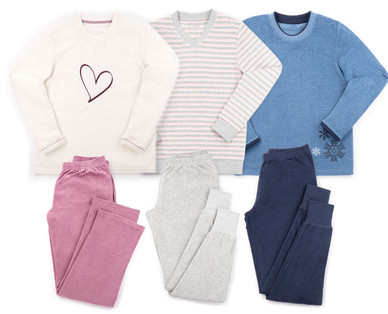BLUE MOTION Damen-Frottee-Pyjama