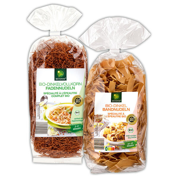 Bio-Dinkelnudeln