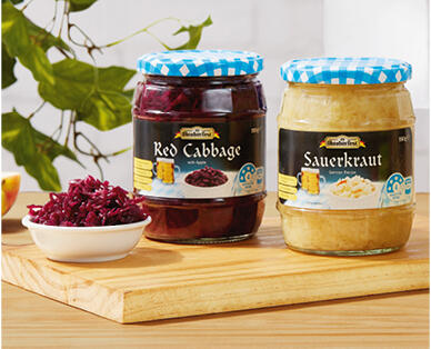Red Cabbage with Apple or Sauerkraut 550g
