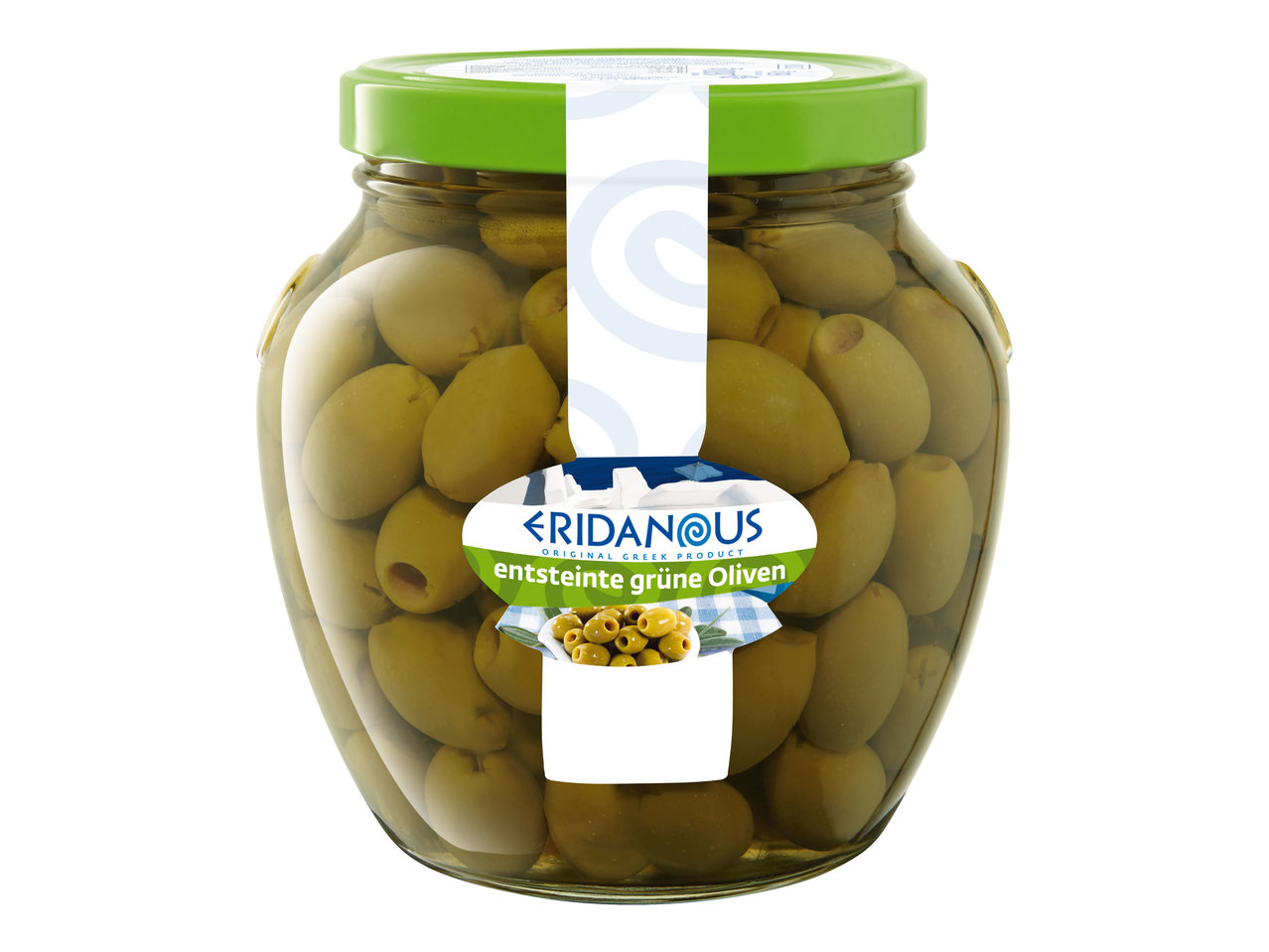 ERIDANOUS Grüne Oliven 1700 ml