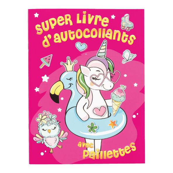 Livre de coloriage et d'autocollants