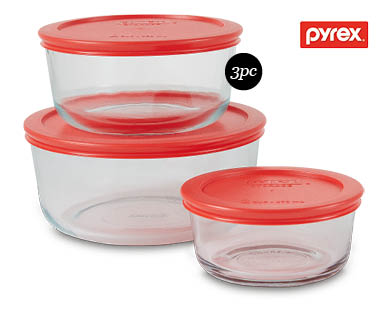 Pyrex Round Storage Set 3 Piece