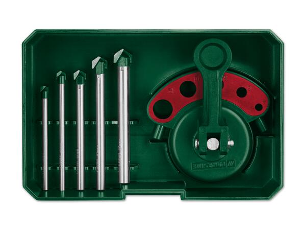Fliesenbohrer-Set mit Zentrierhilfe