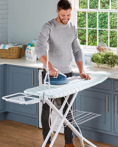 Flag Ironing Board With Plug