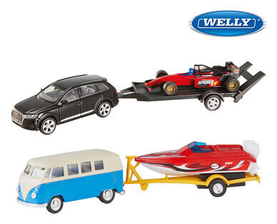 Die Cast Car Trailer Set