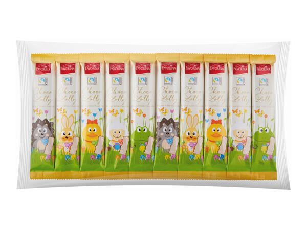 Favorina Choco Lollies assorted