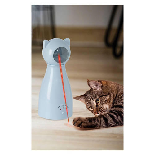 Cat Shaped Laser Light Toy - Blue