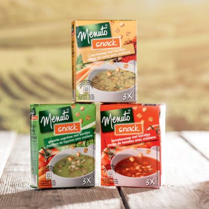 Potage soluble crunchy, 3 pcs