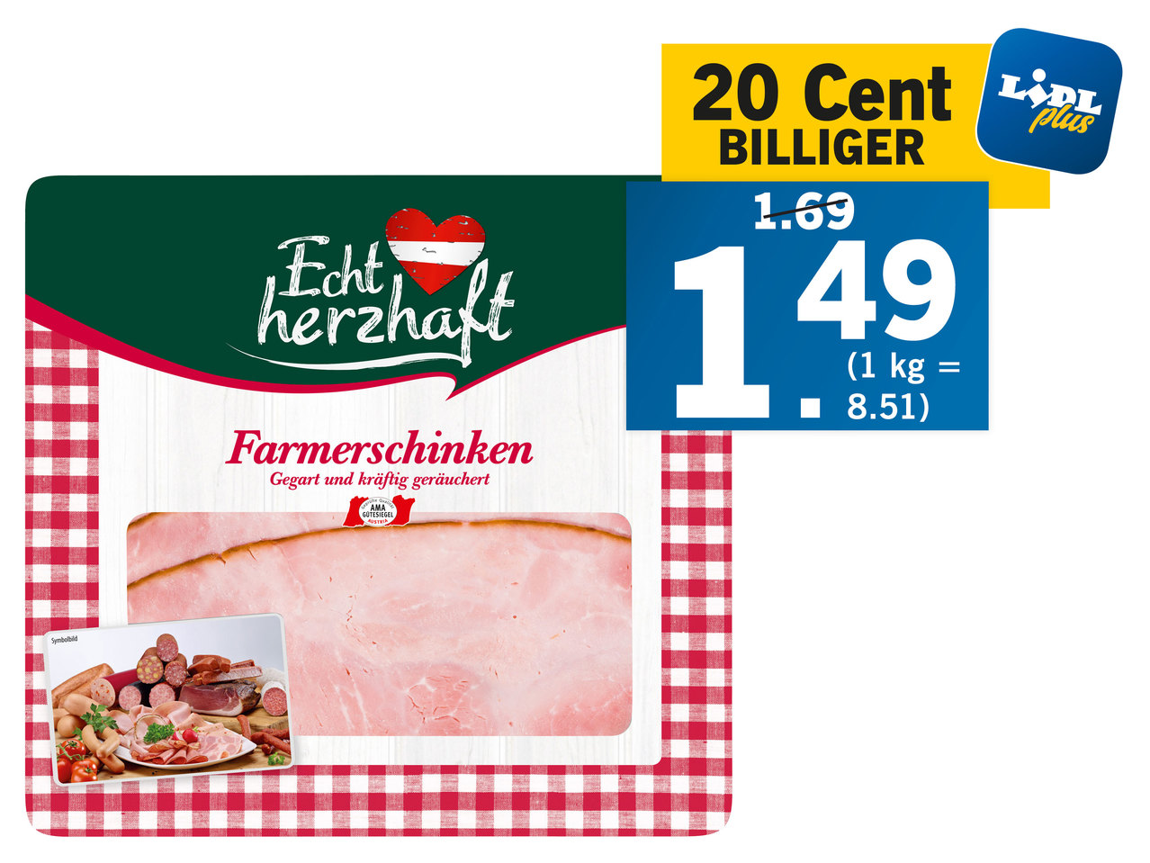 ECHT HERZHAFT Farmerschinken