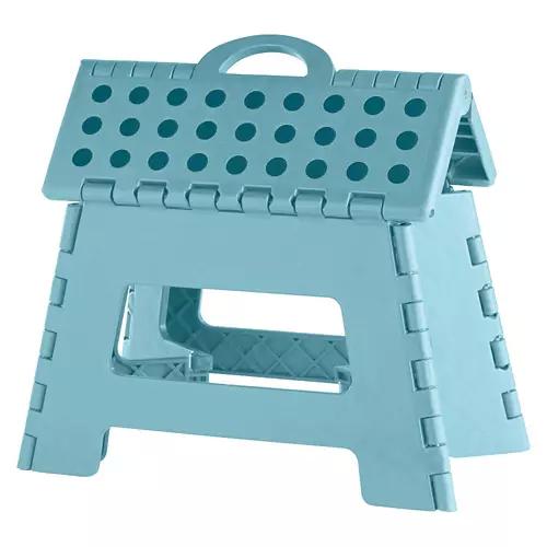 Folding Step Stool Light, Blue