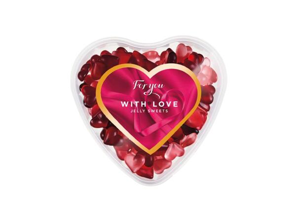 Heart Shaped Fruit Jelly Sweets