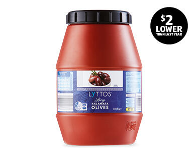 Whole Kalamata Olives 3.4kg