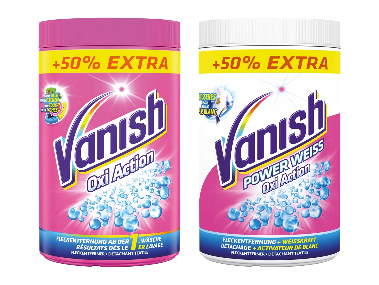 Oxi Action poudre rose/blanc Vanish