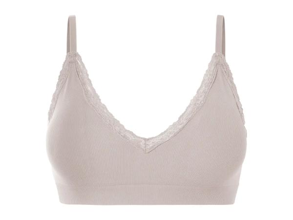 Esmara Ladies' Seamless Padded Soft Bra - Beige