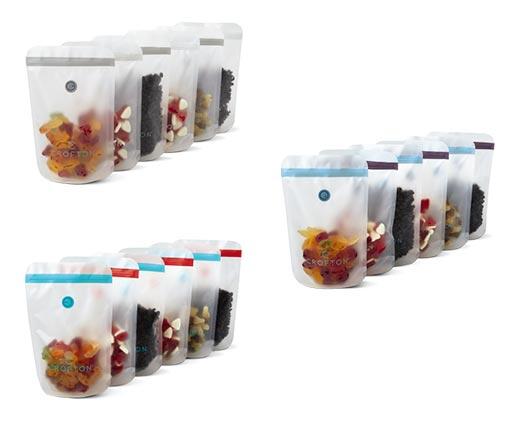 Crofton 
 Reusable Snack, Sandwich or Freezer Bags