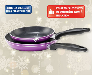 Lot de casseroles, 2 pièces KITCHENWARE