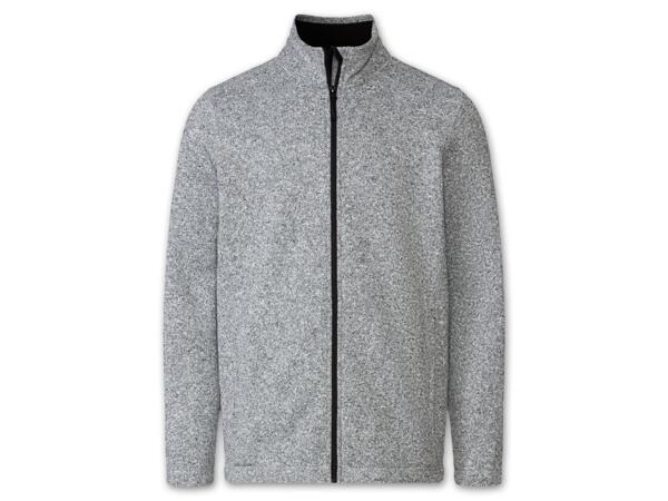 Herren Strickfleecejacke